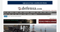 Desktop Screenshot of defensa.com